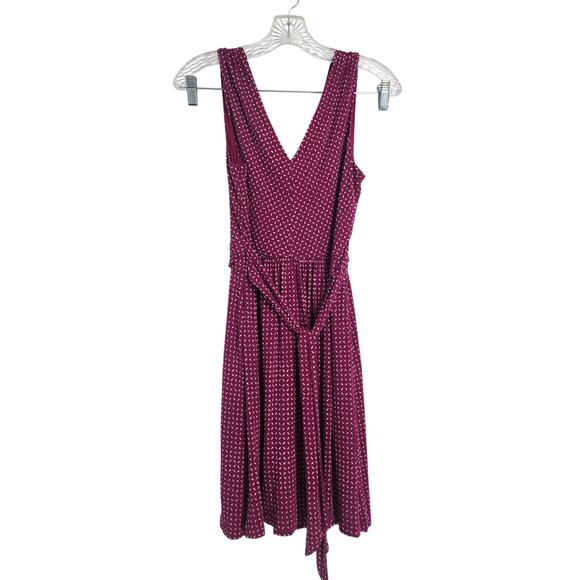 Loft Purple Sleeveless Dress Womens Petite Extra Small - Picture 1 of 3